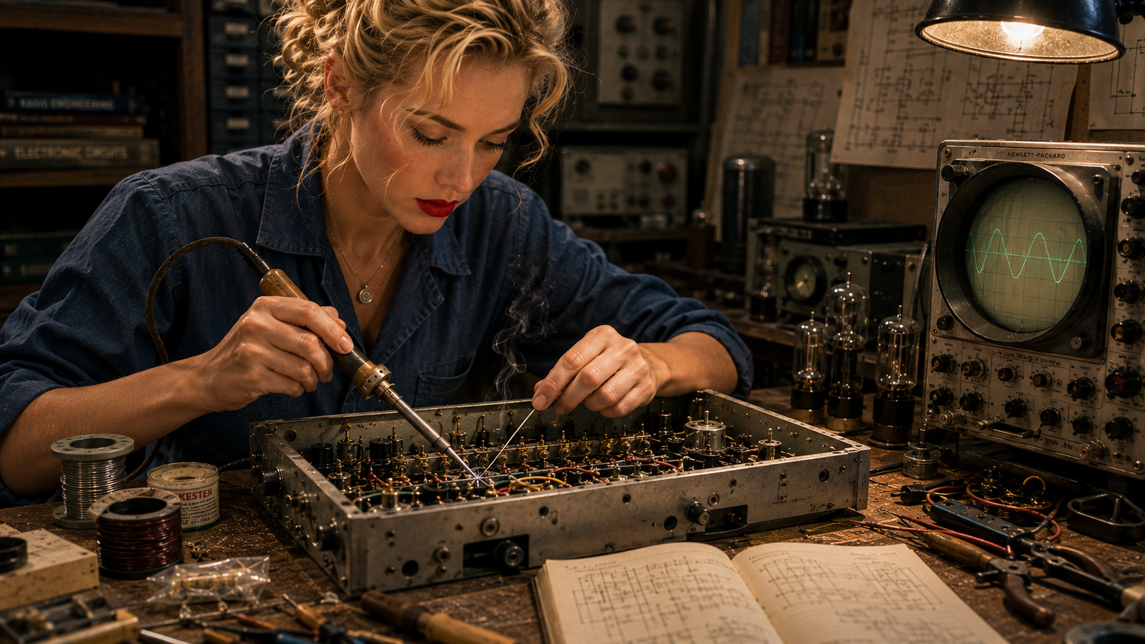 Beverly builds her signal processing device